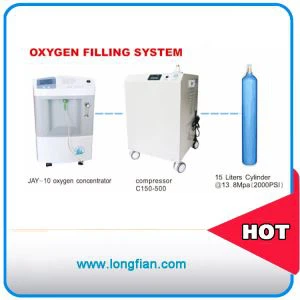 Sistema d'ompliment d'oxigen net i lliure d'oli